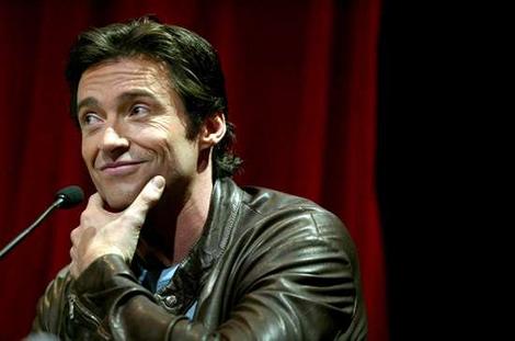 Something to sing about ... Hugh Jackman in Sydney.